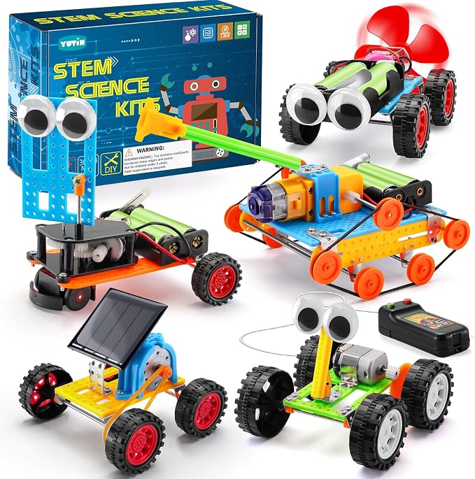 Robot STEM Kits for Kids Age 6-8 8-10, STEM Toys for Boys Crafts Ages 8-13 | Science Building Kits for Kids 5-7 8-12, Robotics Engineering Experiments, 8 9 10 11 12-14 Year Old Boys Girls Birthday Gifts
