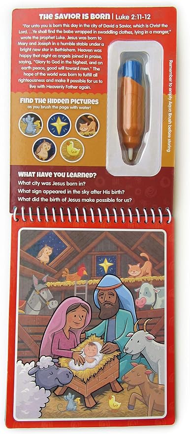 Water Reveal Coloring Scripture Book for Kids Ages 3+. New Testament Bible Stories: Preschool, Elementary, Primary, Christian, Religion