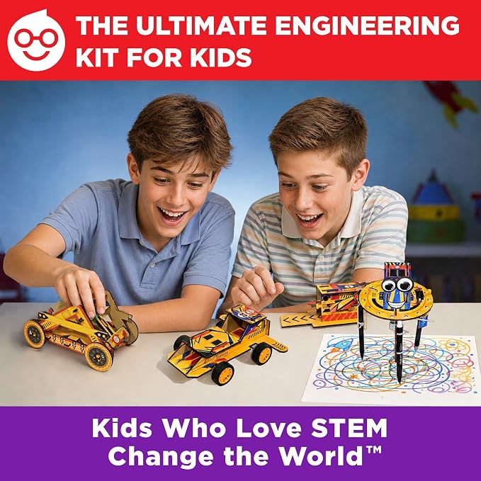 Doctor Jupiter Ultimate Engineering Kit for Kids Ages 8-13, Birthday Gifts | Gift Ideas for Boys & Girls Ages 7,8,9,10,11,12, STEM Toy for Ages 8-13, Science Kits for Kids