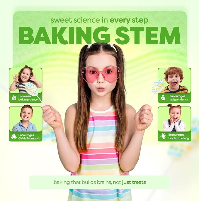 Baketivity Egg Shape Vanilla Cake Pops Kids Baking DIY Activity Kit