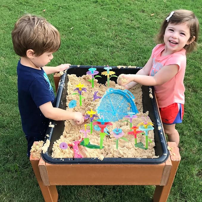 Birthday Toys Gifts for 3 4 5 6 Years Old Boys Girls,Upgrade DIY Flower Garden Building Toy,STEM Educational Kids Toys Preschool Kindergarten Arts and Crafts Toy