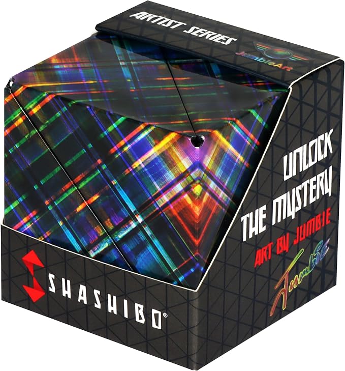 Shashibo DODECA Magnetic Puzzle Cube, Stress Relief Fidget Toy | 100+ Possible Shapes, Sensory Fidget Toy For Adults & Kids, Fun Shape Shifting Puzzle Box For All Ages