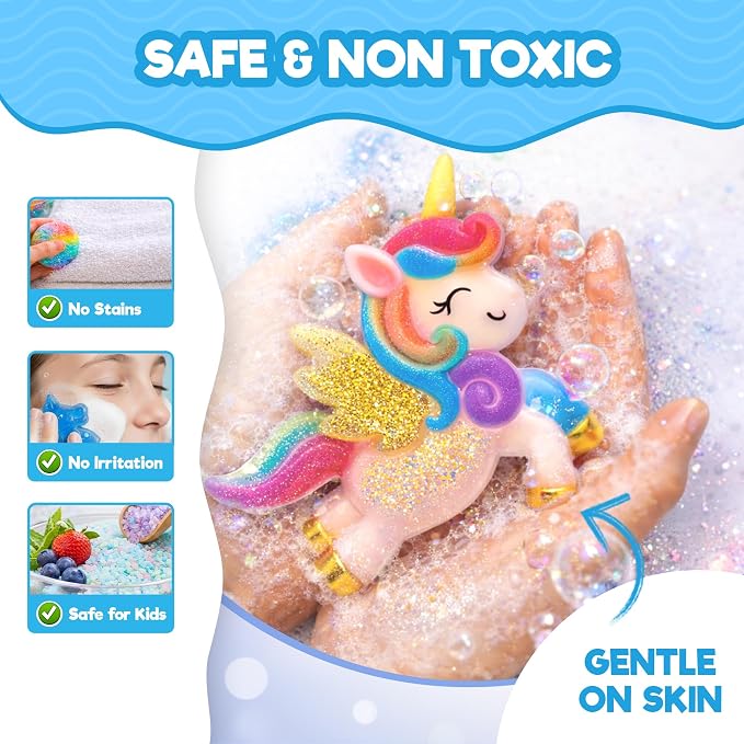 Doctor Jupiter Unicorn Glitter Soap Making Kit for Kids Ages 6+ | Unicorn Toys, Birthday Gift Ideas for Girls 6,7,8,9,10 Year Olds, Science Kits for Kids Ages 5-7-8-12, STEM Toys, DIY Craft