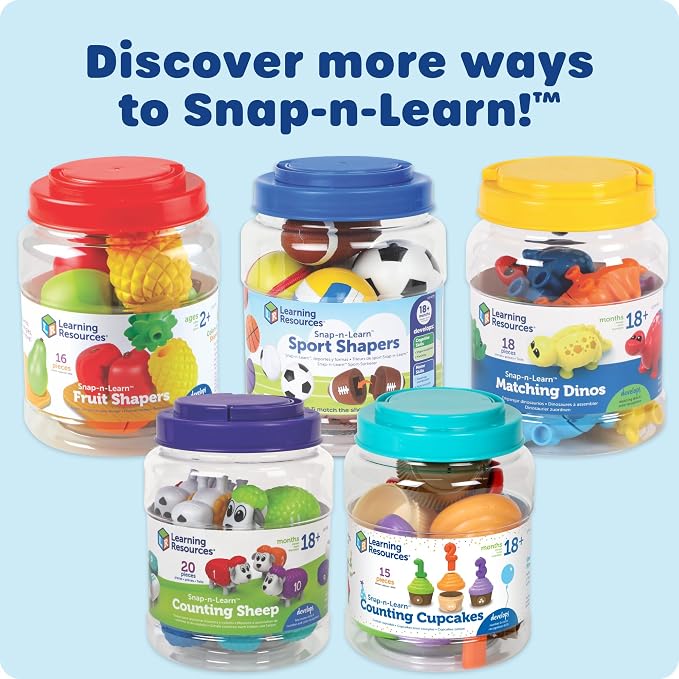Learning Resources Snap-n-Learn Sports Shapers