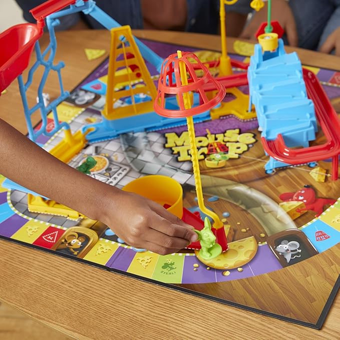 Hasbro Gaming Mouse Trap Board Game for Kids Ages 6 and Up, Classic Game for 2-4 Players, with Easier Set-Up Than Previous Versions