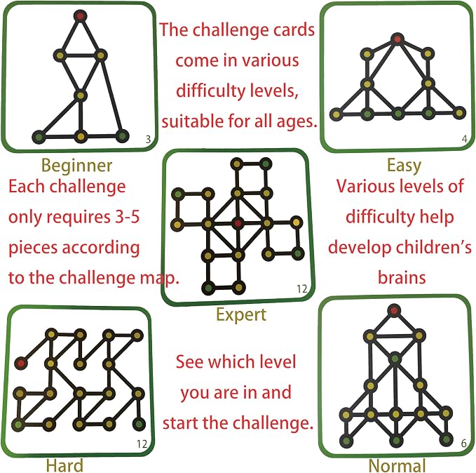 Original Strategy Board Game - 58 Unique Puzzles, Boost Logic and Problem Solving Skills, 1-2 Players, Easy-to-Learn Rules with 58 Challenges from Easy to Expert, Ages 8+, Educational fidget Game