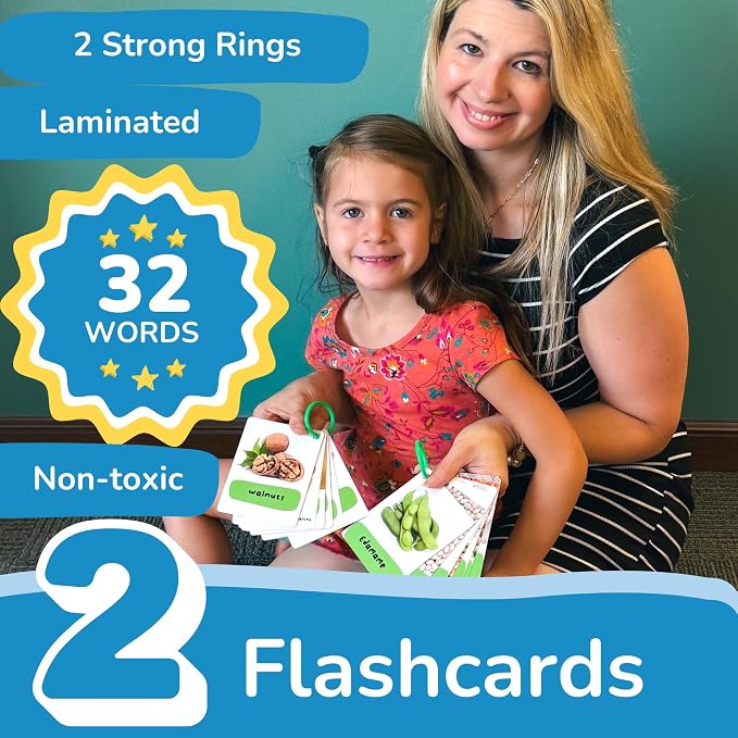 TOYVENTIVE Toddler Learning Kit with 4 Toddler Books, 2 Flash Cards for Toddlers 1-3, 4 Puzzles & 2 Games, Preschool Learning Activities