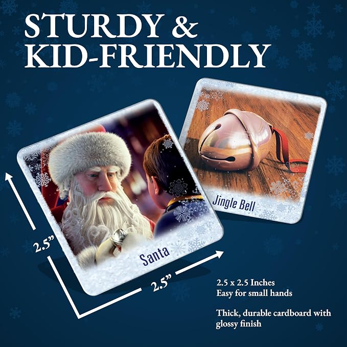 MasterPieces Kids Games - The Polar Express Matching Game - Game for Kids and Family - Laugh and Learn