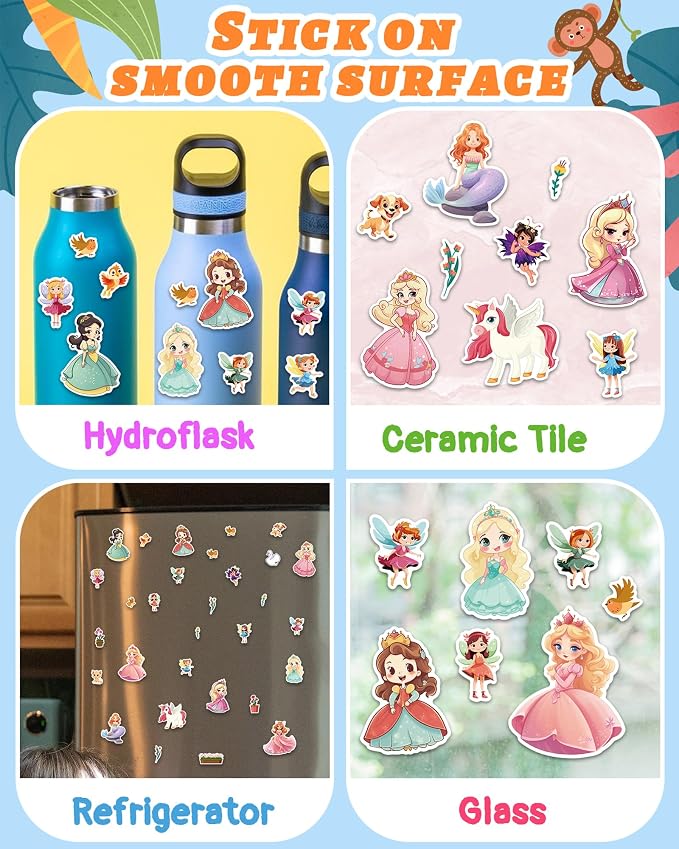 Benresive Reusable Sticker Book for Toddlers, Travel Stickers for Kids | Toddler Travel Activities Toys, Birthday Gifts for Boys & Girls, Airplane Travel & Road Trip Essentials Kids