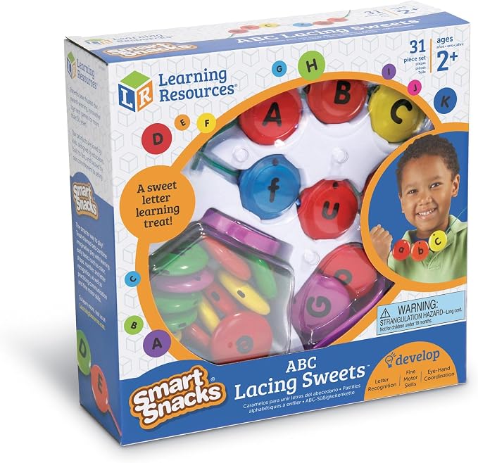 Learning Resources Smart Snacks ABC Lacing Sweets