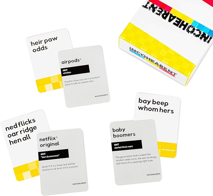 WHAT DO YOU MEME? Incohearent Fresh Phrases Expansion Pack - Designed to be Added to Incohearent Core Game