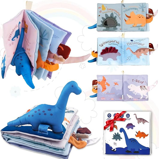 Richgv Baby Books 0-6 Months,Early Development Toy,Baby Boy Gifts Baby Toys | Touch Feel Crinkle Book 0-3-6-12 Months, Baby Shower Gifts, Newborn Infant Tummy Time Toy, Baby Stocking Stuffers, Xmas Gifts