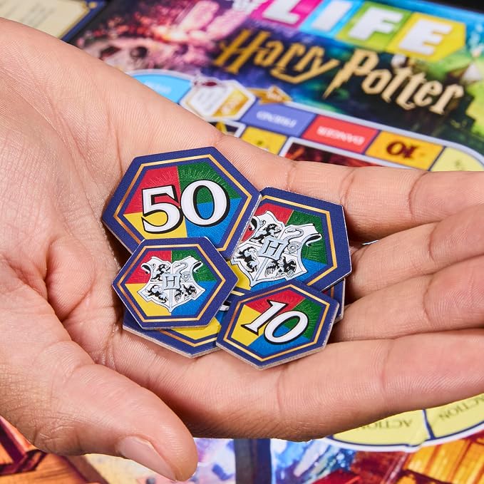 The Game of Life Harry Potter Edition Board Game | Fun Family Games for Kids, Teens, and Adults | 2 to 4 Players | Ages 8+