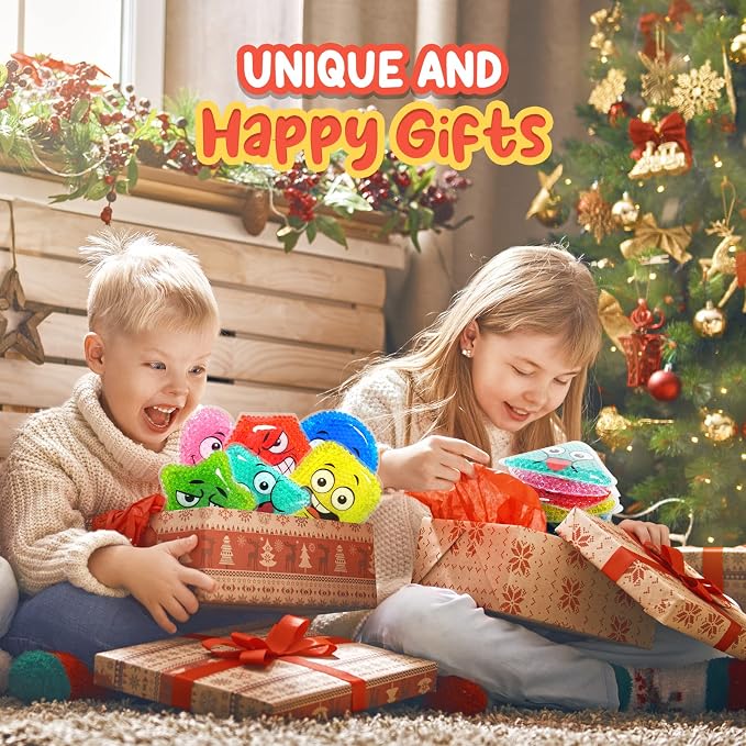 Squishy Fidget Sensory Toys for Kids, Calming Down Sensory Tools for Autism Autistic Special Needs, Sensory Bin Squeeze Toys for Classroom Prize, Travel Toys,Easter Gifts for Kids Toddlers