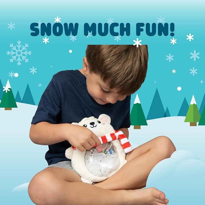 Chuckle & Roar Sensory Seek & Find Scavenger Hunt Plush Polar Bear | Game for Ages 3 and Up - Great On The Go Learning Toy for Toddlers
