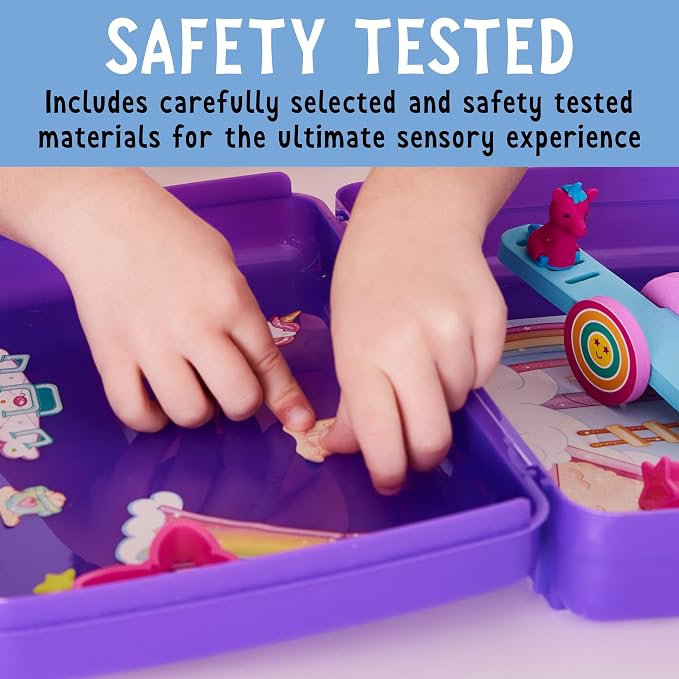 Creativity for Kids Sensory On The Go Kit: Magical Playground - Sensory Bins for Toddlers Ages 3-5+, Unicorn Gifts for Girls, Preschool and Toddler Toys