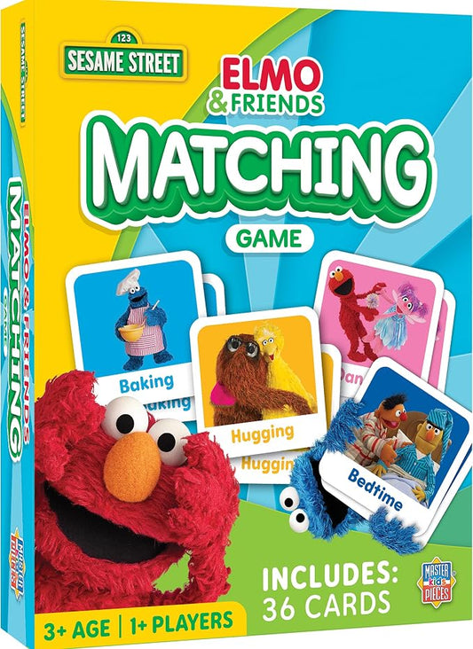 MasterPieces Kids Games - Sesame Street Matching Game - Fun for Kids and Family - Laugh and Learn