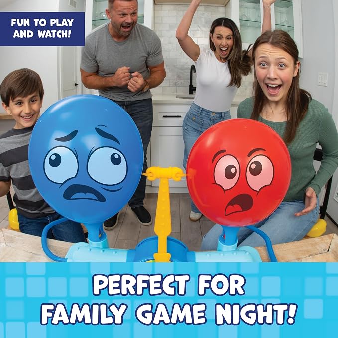 Rump Race Balloon Popping Battle Board Game Family Game Night, Party Game | Family Game, Kids Games, Multi-Player, Board Games for Family Night, Preschool Toys, Family Game Night, Travel Games,