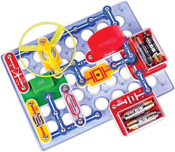 Science Kidz Electronics Kit - 188 Science Experiments Set for Kids | Age 5-10 Years Old - Electric Circuits Experiment Set - Educational STEM Toys