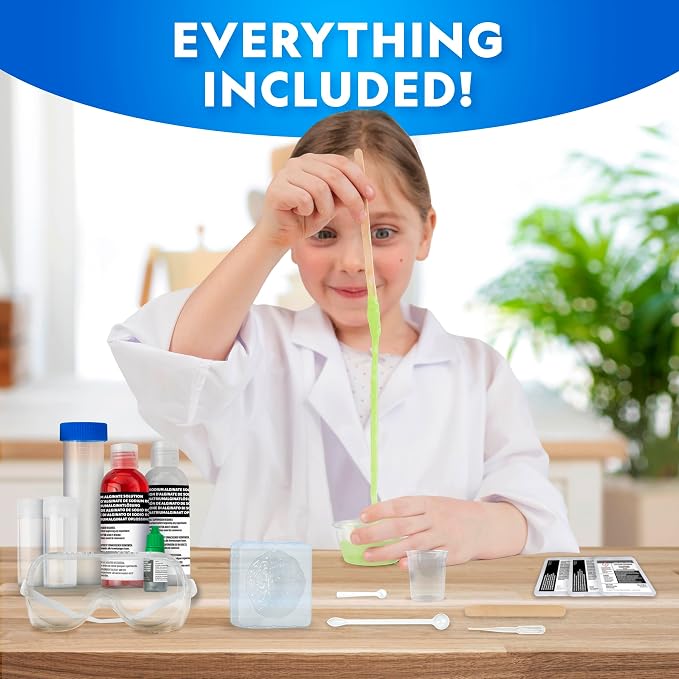 National Geographic Gross Science Kit Chemistry Toy for Ages 8-12 | Brain Dissection, Boiling Boogers, Gooey Guts and Slime, Gross Chemistry Experiments, STEM Projects, Birthday Gift