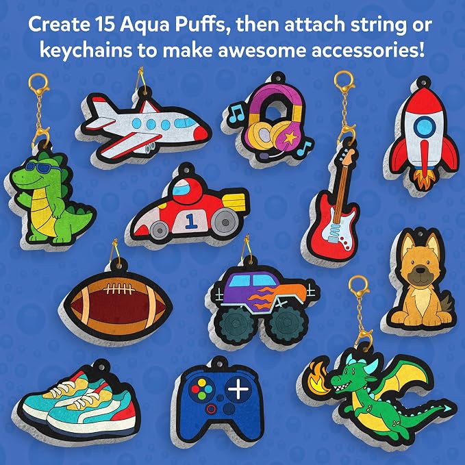 Skillmatics Aqua Puffs Just Cool Things & Water Spotter Around The House Bundle, Mess Free DIY Creative Activity, Gifts for Boys & Girls Ages 4, 5, 6, 7, 8, 9,10