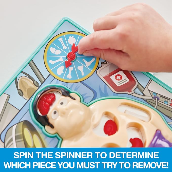 Game Zone - Doctor's Dilemma - Family Board Game for Kids | Operate with steady hands to help the patient - a giggly first skill game that builds focus and turn-taking, Ages 3+