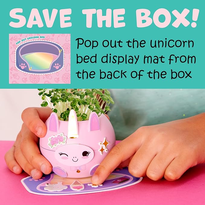 Creativity for Kids Plant-A-Pet Unicorn, Mini Garden Kit (Ages 6+)