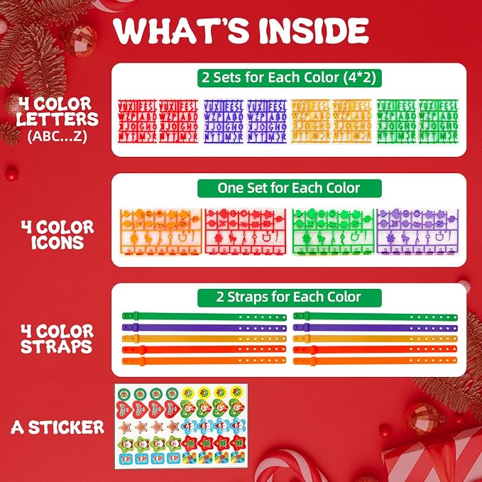 Friendship Bracelet Making Kit, DIY Jewelry Kit for Kids Ages 5-12 | Art & Craft Kits for Girl, Snap-On Design, Adjustable Strap, Personalized Name Bracelets, Sleepovers, Parties, Birthday Gifts