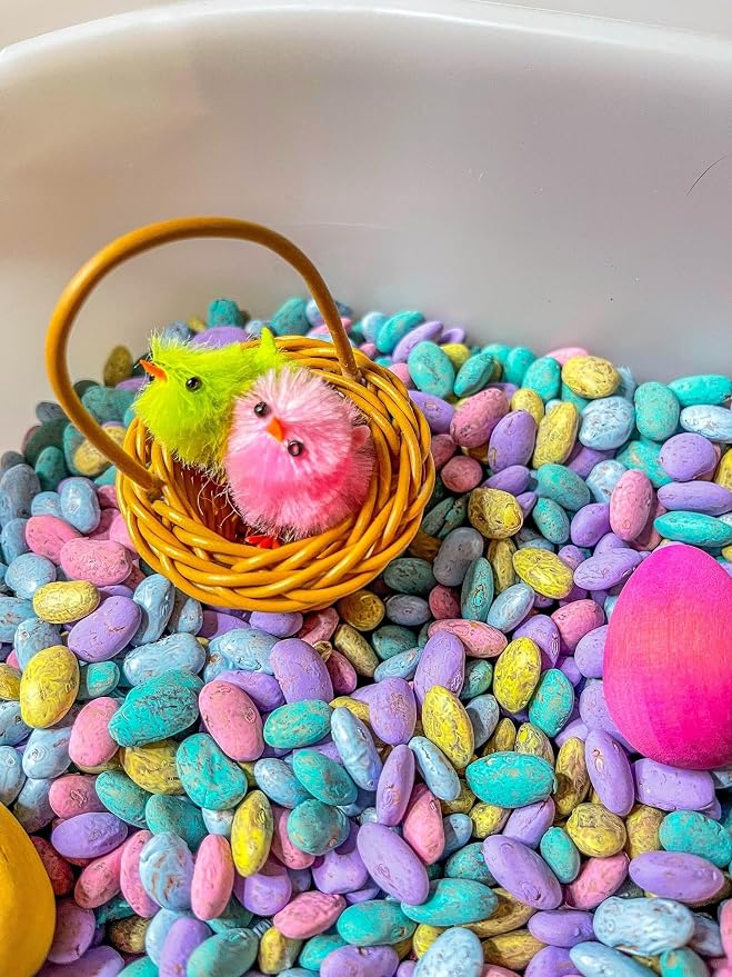 Kids Sensory Bins Montessori Sensory bin, Sensory Toys, Sensory Bins, Sensory Bin for Preschoolers (Pastel Bunny)