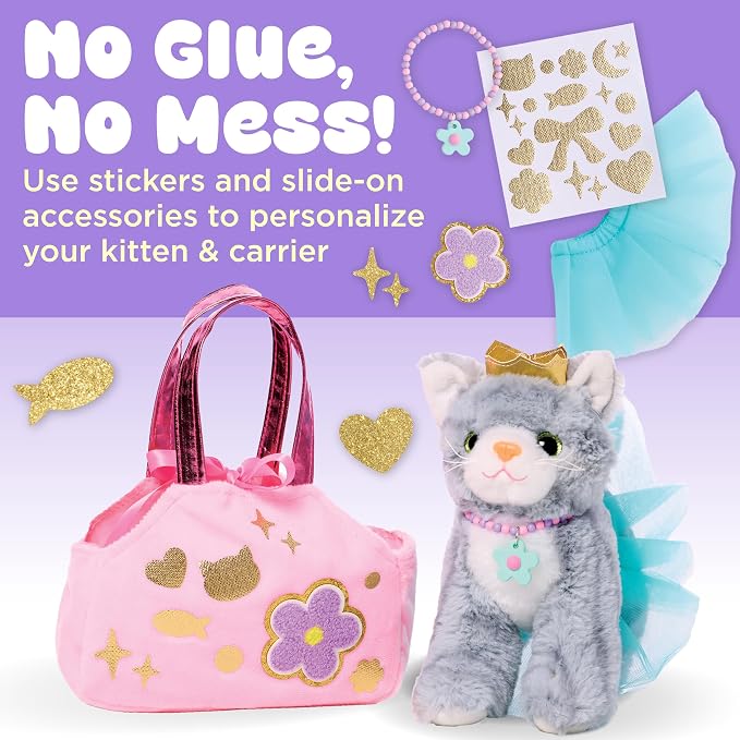 Creativity for Kids Cuddly Kitten Kit, Adopt & Accessorize Your Pet