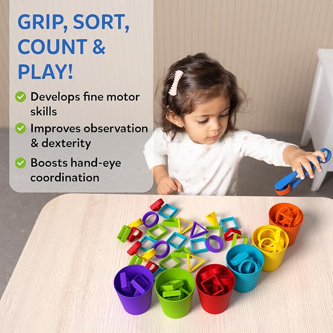 Skillmatics Silicone Rainbow Sorting Game – Learning & Educational Toy | Matching, Counting & Sequencing, Color Recognition, Fine Motor Skills, Gift for Toddlers, Boys and Girls Ages 3, 4, 5, 6