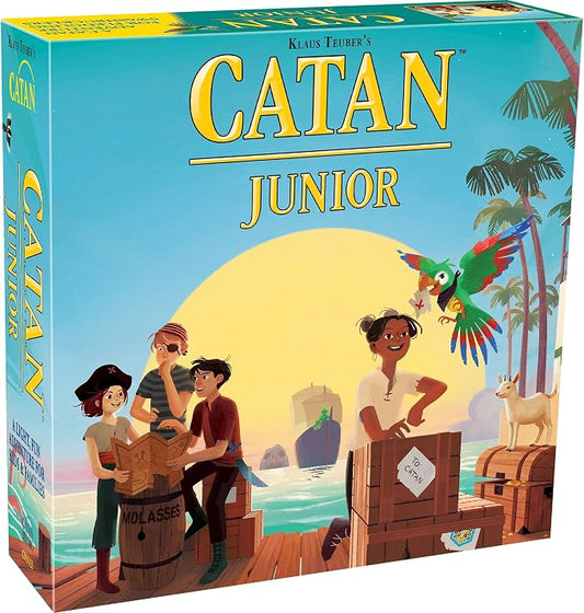 CATAN Junior Board Game - Swashbuckling Adventure for Young Pirates! Strategy Game, Fun Family Game for Kids and Adults, Ages 6+, 2-4 Players, 30 Minute Playtime, Made by CATAN Studio | Swashbuckling Adventure for Young Pirates, Strategy Game, Fun Fami...