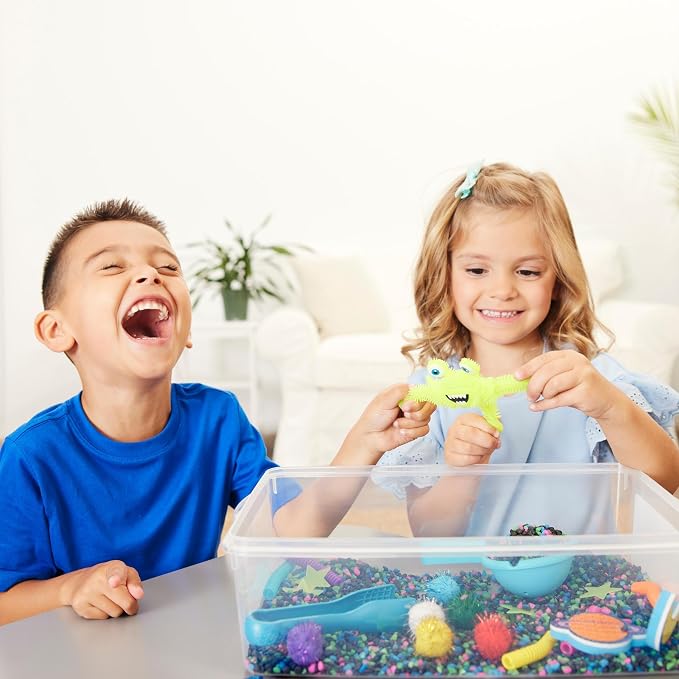Creativity for Kids Sensory Bin: Outer Space Toys - Preschool and Toddler Sensory Toys, Kids Gifts for Boys and Girls Ages 3-5+, 10.25 x 14.5 x 4.75 inches