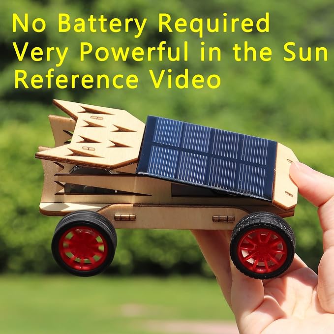 STEM Toys Science Kits for Kids, 2 Set DIY Remote Control Car & Solar Car | STEM Kits for Kids 8-10, STEM Toys for Boys Ages 8-13, Science Experiments 9-12, Science Kits 8-12 Building Model Engineering
