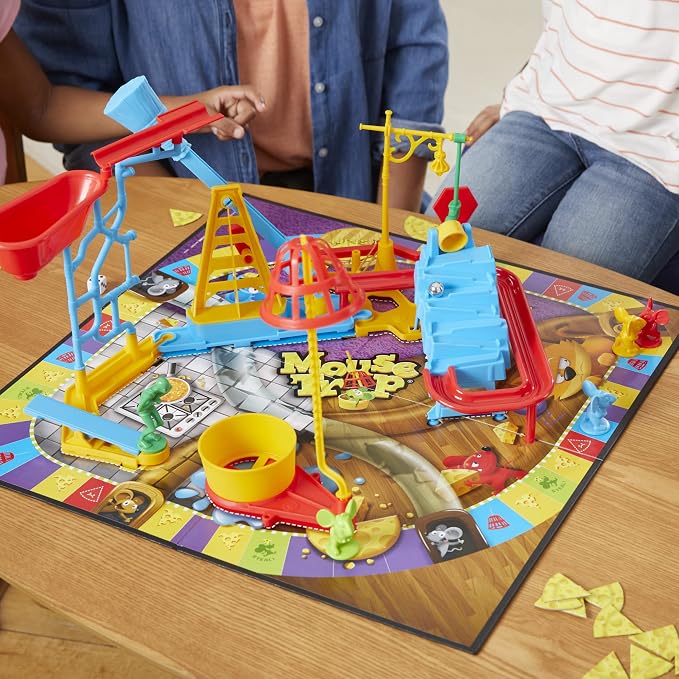 Hasbro Gaming Mouse Trap Board Game for Kids Ages 6 and Up, Classic Game for 2-4 Players, with Easier Set-Up Than Previous Versions