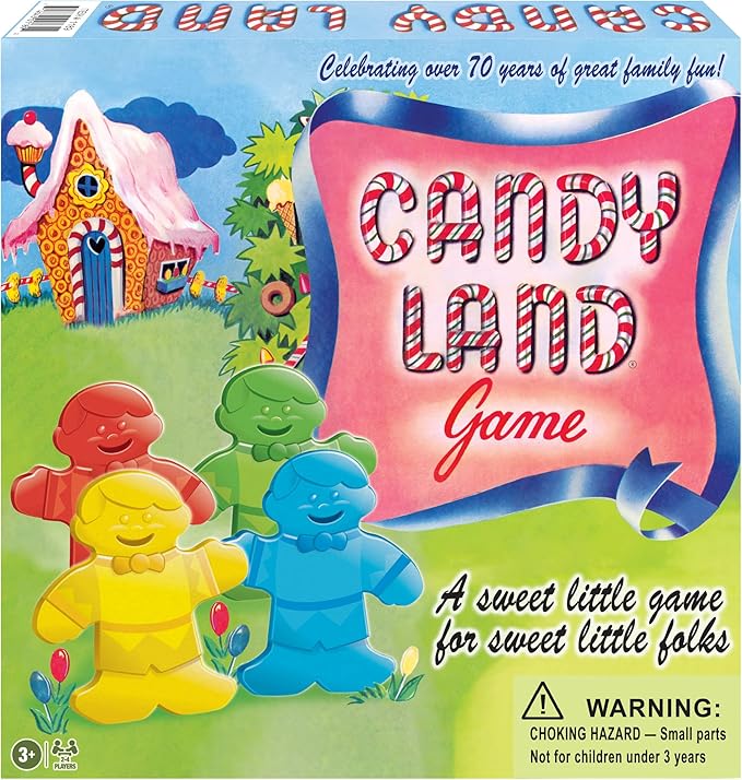 Winning Moves Games Candy Land 65th Anniversary Game, Multicolor (1189) 2-4 players | Over 70 Years, 2-4 Players, Ages 3+