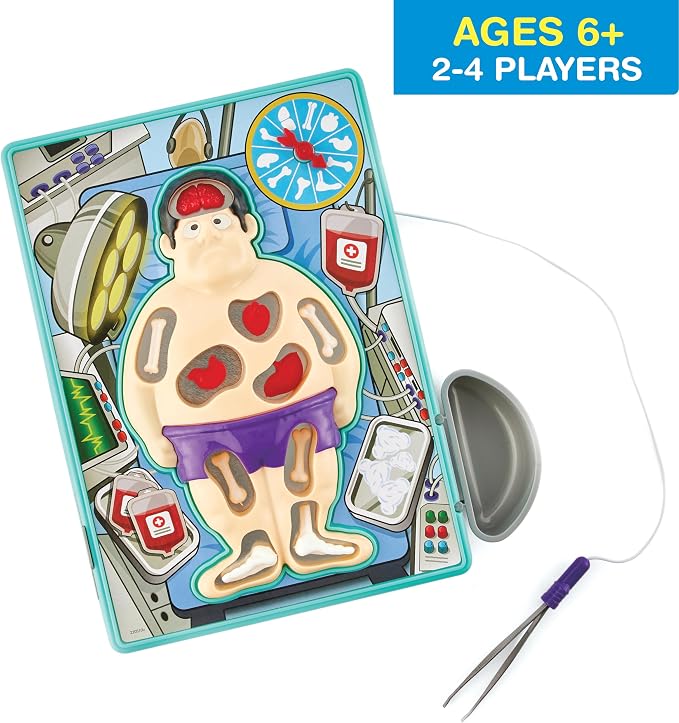 Game Zone - Doctor's Dilemma - Family Board Game for Kids | Operate with steady hands to help the patient - a giggly first skill game that builds focus and turn-taking, Ages 3+