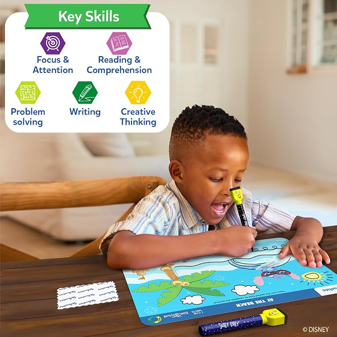 Skillmatics I Can Write Disney's Lilo & Stitch – Educational Toy and Game | Reusable Preschool Learning Activities, Back to School Supplies, Gifts for Students, Kids, Toddlers Ages 3, 4, 5, 6