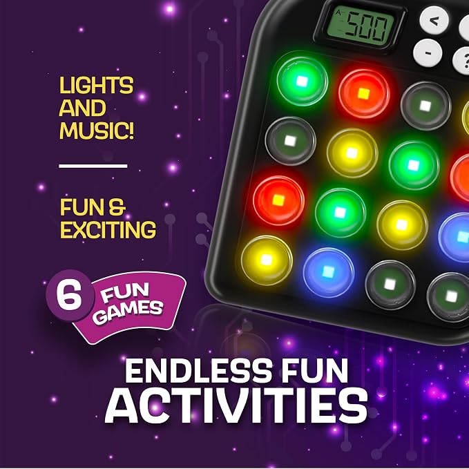 Brain Teasers & Memory Game, 6 Fun Games, Stocking Stuffer Ages 6-11 | Best Activity Gift for Boys & Girls Ages 6-11