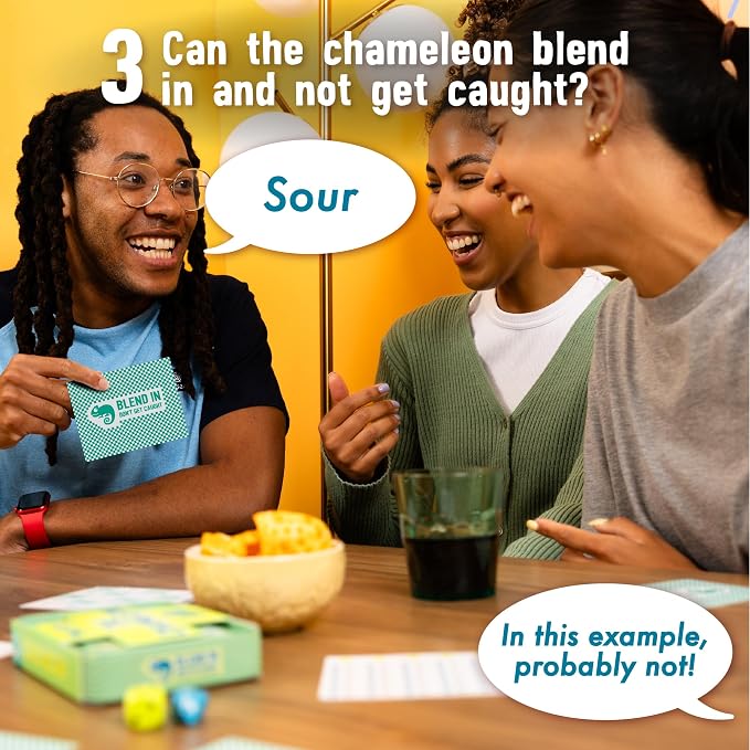 Big Potato The Chameleon Travel: The Award-Winning Spot-The-Imposter Board Game in a Travel Friendly Tin with 20 New topics