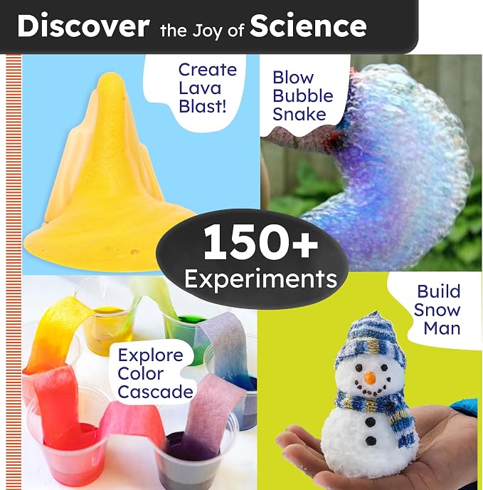 Butterfly EduFields Science Kits for Kids Ages 8-12 8-14 | 150+ Experiments | Great gift for boys and girls ages 8-14 who enjoy science experiments | Volcano Science Kit | Chemistry Set | STEM Projects