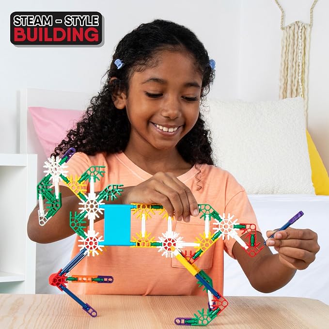 K'NEX - 40 Model Building Set‚ 141 Pieces, STEM Toy, Engineering Play, Creative Construction‚ Ages 5+