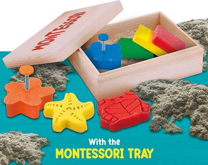Lisciani - Montessori Box : Touch - Sensory Touch Kit for Children from 3 Years - Texture Discovery - Stimulates the Sense of Touch - Sensory Awakening - Montessori Focus