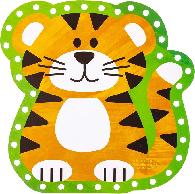 Stephen Joseph Lacing Cards, Zoo Small