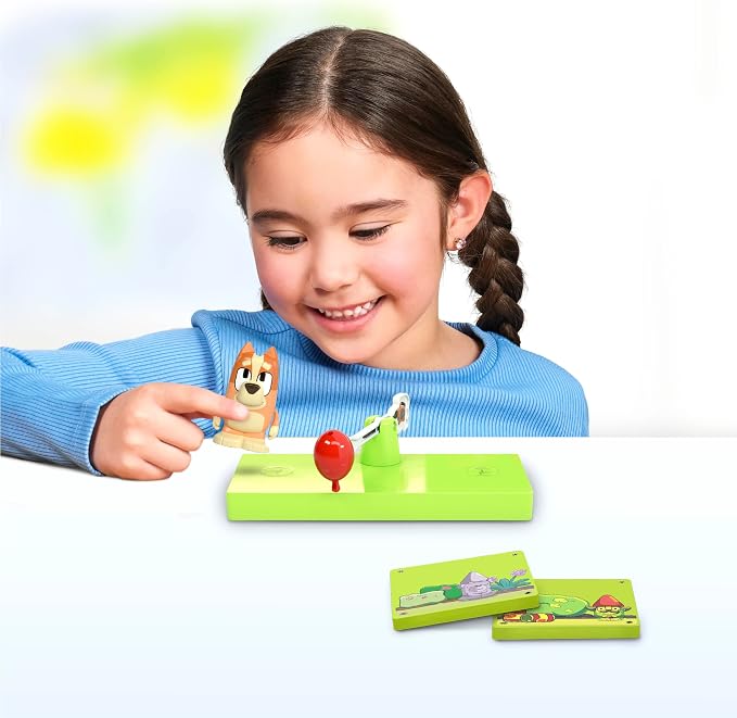Tile Town Bluey Keepy Uppy Bingo 6-Piece Magnetic Tile Playset, Interactive STEM Magnetic Tiles Toys, Includes Bluey & Bingo Figures, Action Tiles