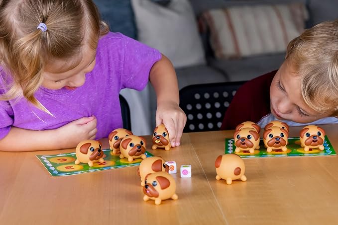 Tongues Out! The Squishy, Squeezy Preschool and Children Game - Educational Puppy Fidget Memory Color Matching Fun by Blue Orange Games - 2-4 Players for Ages 4+