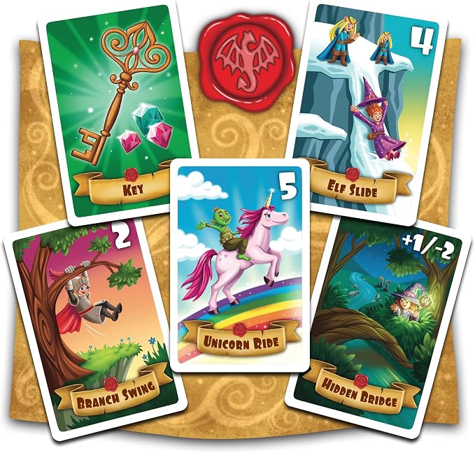 JH5 My First Dragon Adventure Board Game for Kids Ages 5+, Family Game | Introduction to fantasy adventure for kids. Easy to learn, exciting hands-on dragon fun, perfect for family game night.