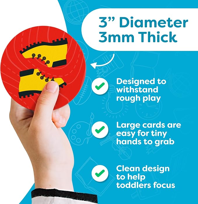Memory Games for Kids Ages 4-8 - Camping Games for Kids, Camping Toys, Summer Camp Activities, Kids Summer Activities - Memory Matching Games for Toddlers 3-5, Preschool Outdoor Board Game Activities
