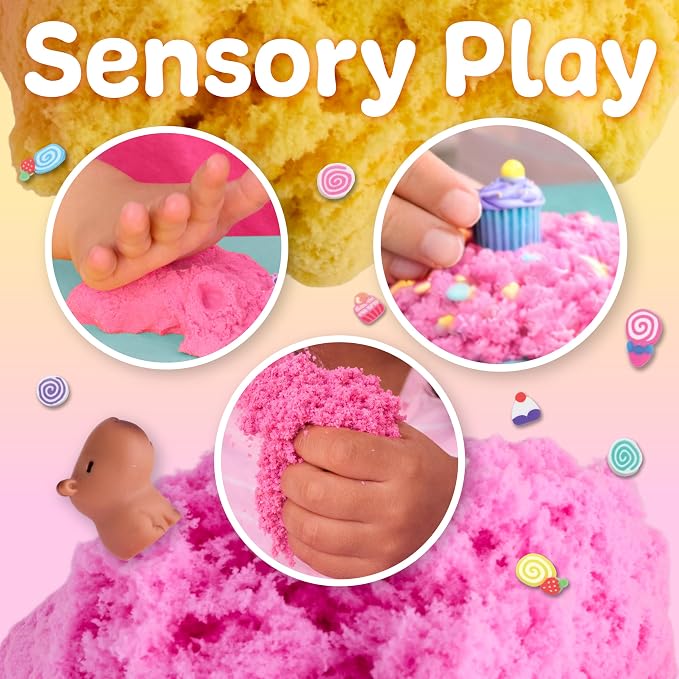 Creativity for Kids Sensory Minis Capybara Kit | Cloud Clay Sensory Toy for Toddlers | Squish, Scoop & Discover Surprise Pieces | Mess-Free, Screen-Free Travel Activity (Ages 3+)