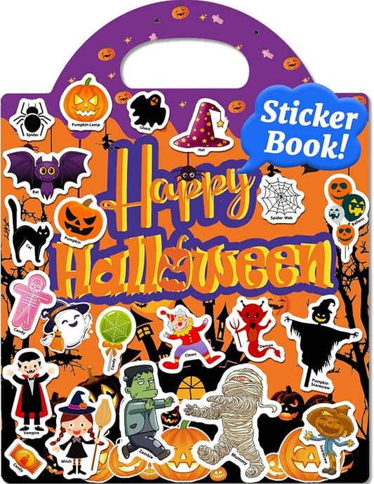 Benresive Reusable Sticker Book for Toddlers, Travel Stickers for Kids | Toddler Travel Activities Toys, Birthday Gifts for Boys & Girls, Airplane Travel & Road Trip Essentials Kids